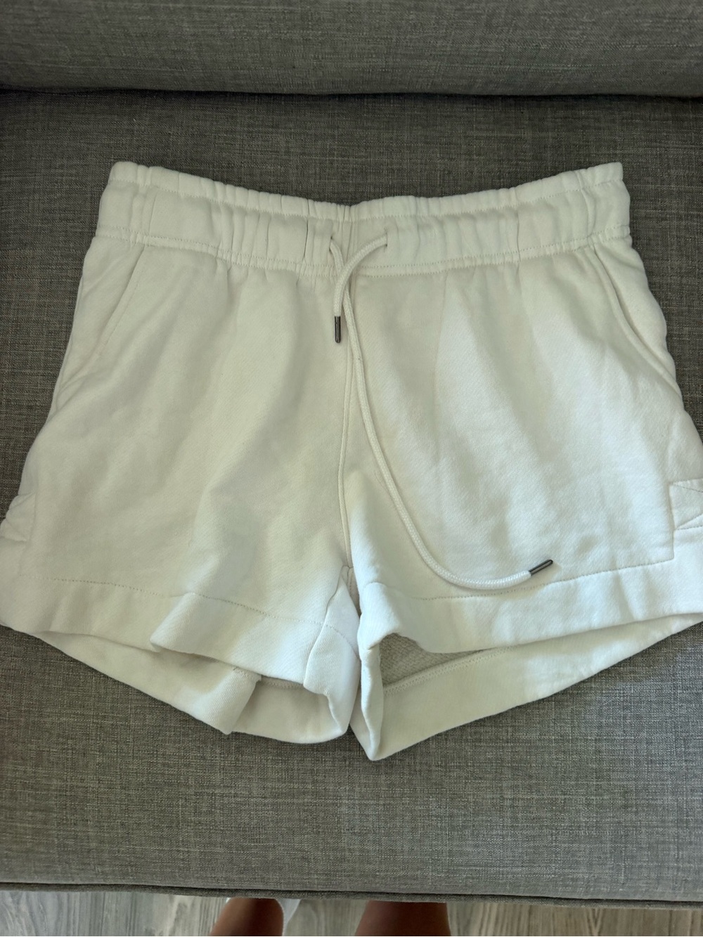 Universal Thread White Drawstring Athletic Shorts